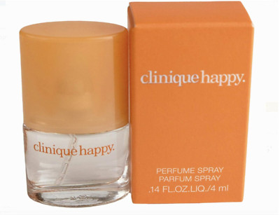 Clinique Happy EDP Parfum Spray Fragrance .14oz/4ml New Boxed