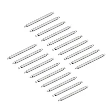 20pcs Watch Band Pin 15mm Stainless Steel Spring Bar Pins 1.2mm Dia.