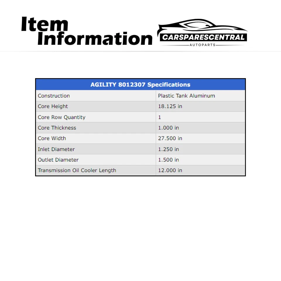 Radiador para Mercury Mariner 3,0 L 2005-2007 Foto 4 de 4