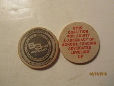 Pair Lane Drug & Time to Get a Round Tuit Wooden Nickels Token