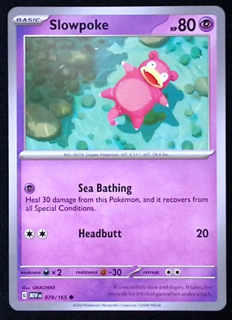 Slowpoke 79/165 - Pokemon Scarlet Violet 151 - NM