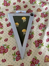 M&S Marks & Spencer Decorative Bunting Multicoloured Floral Cotton 330cm NEW