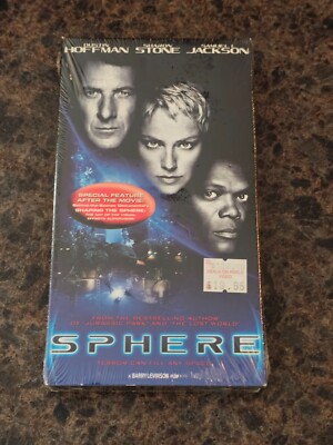 BRAND NEW Sphere (VHS, 1998) Dustin Hoffman RARE Sealed OOP Watermarks