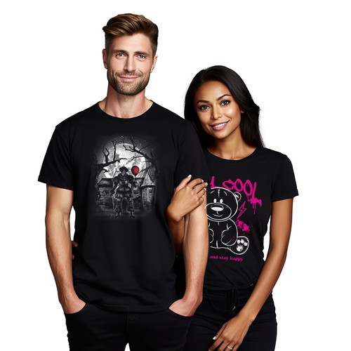 Moonlight Clown t-shirt - Funny and Balloon-tastic! Unisex Cotton Tee for Clowni - Picture 10 of 46