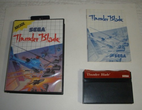 Jeu Thunder Blade - SEGA Master System - Version PAL EUR Complète