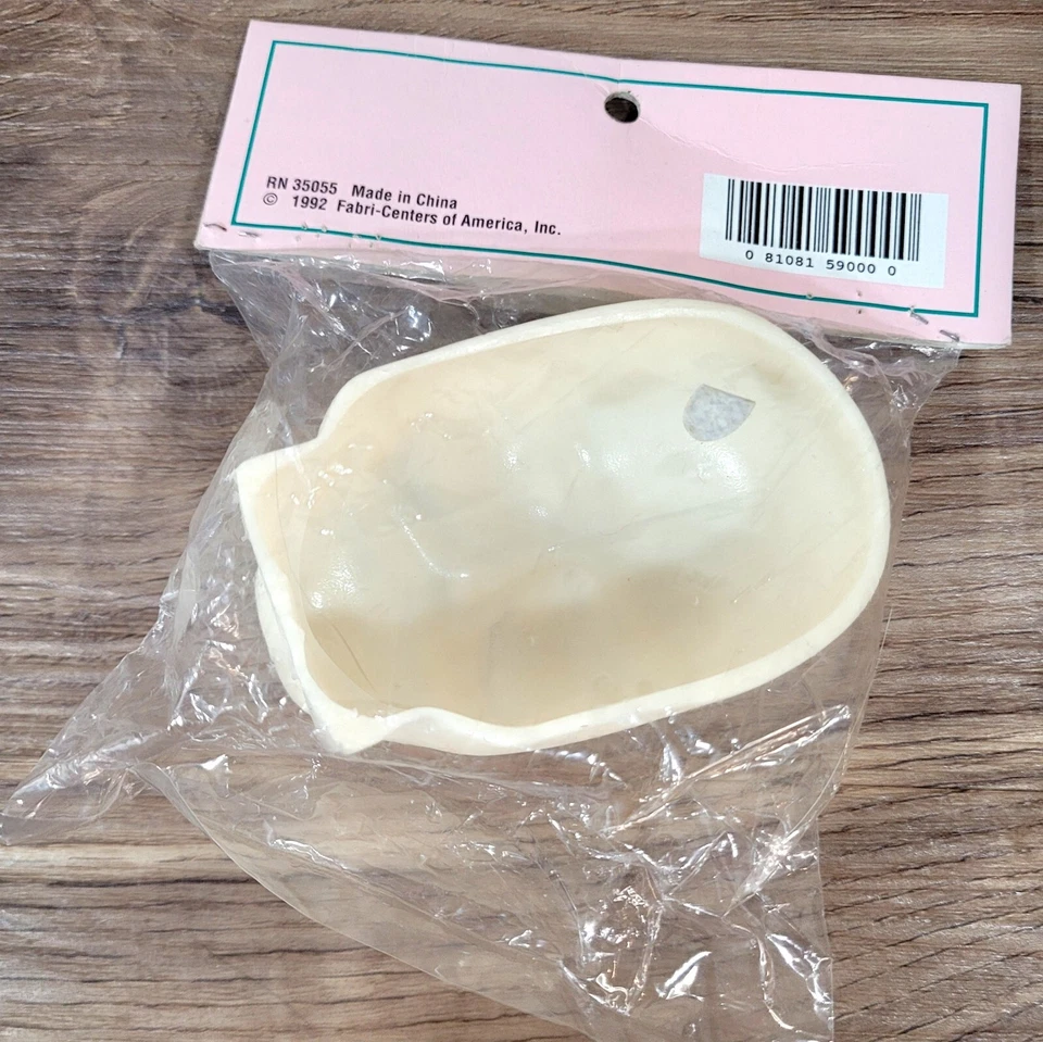 "Juego de 2 caras de muñeca de Papá Noel de goma lindo artesanal navideño 3"" retro vintage" Foto 4 de 4