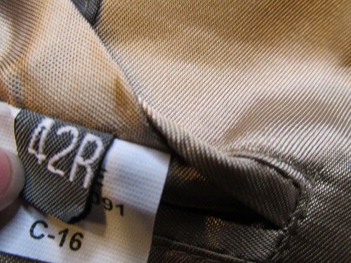 NWT Vintage CRAZY HORSE CLAIBORNE Blazer Sport Coat Men 42R Beige Tencel Blend - Picture 17 of 24