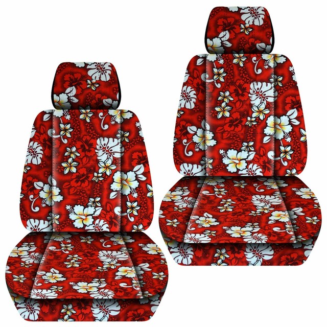 Front set car seat covers fits 20162019 Subaru Crosstrek hawaill red