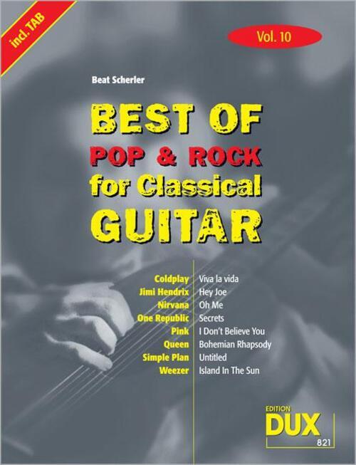 Thumbnail - Best Of Pop Und Rock For Classical Guitar 10 | Beat Scherler | Deutsch