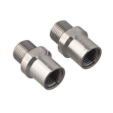 High Strength Bicycle Pedal Adapters in Stainless Steel for Easy Installation