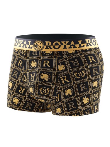 4 Piezas de Ropa Interior Hombre, Boxer Shorts Ropa Interior Hombre, Boxer Negro y Dorado - Imagen 4 de 27