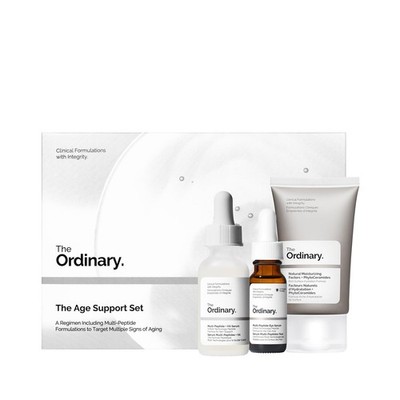 The Ordinary Age Support Set 3-Step Peptide & HA Skincare Gift Set