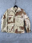 Military Chocolate Chip Desert Storm Shirt Jacket Men XS Short Camouflage VTG