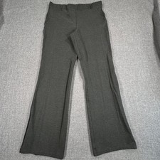 Quince Ultra-Stretch Ponte Bootcut Pant Womens Large Charcoal Grey Office Career