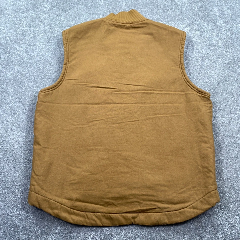 Dickies Sanded Duck Vest Mens L Relaxed Fit Sherpa Lined Sleeveless Jacket - Image 2 of 4