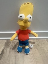 The Simpsons Bart Simpson Nanco 2005 18" Plush Doll 20th Century Fox