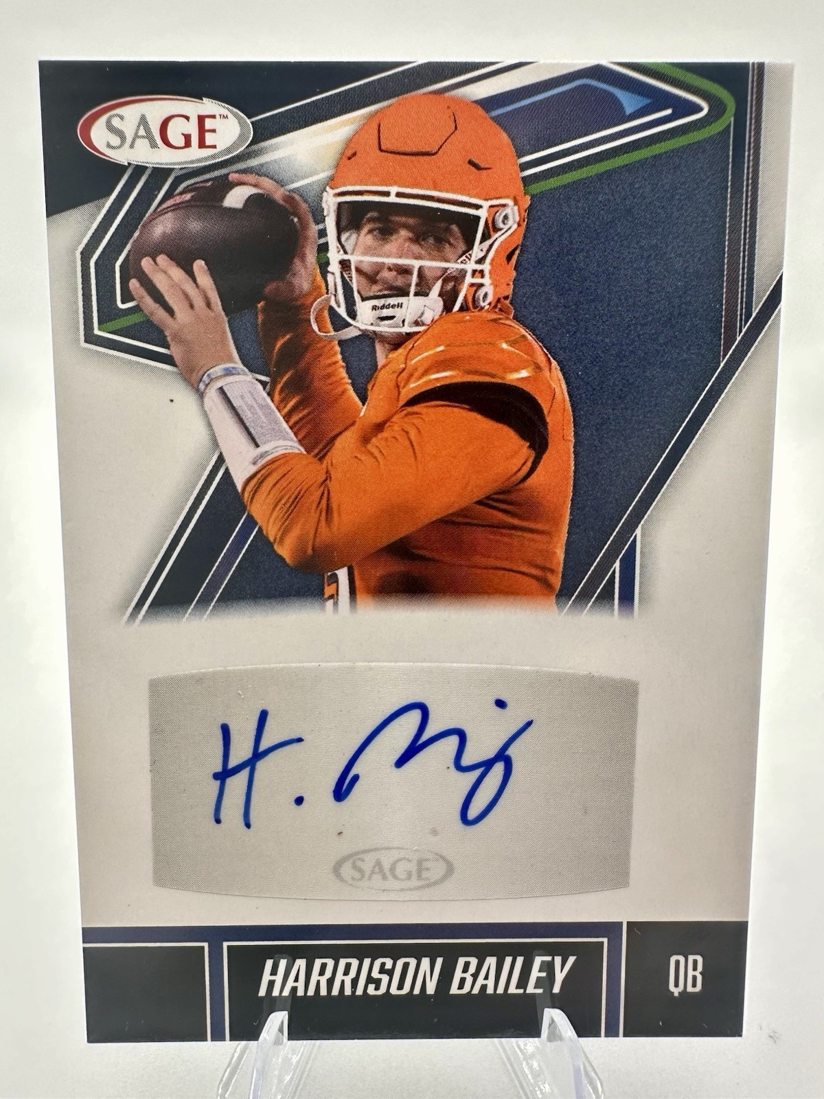 2025 Sage- Harrison Bailey Autograph- Florida Gators QB NCAA No. A-HB Blue