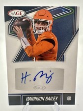 2025 Sage- Harrison Bailey Autograph- Florida Gators QB NCAA No. A-HB Blue