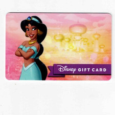 Disney Gift Card Princess Jasmine - 2025 - Aladdin - No Value - I Combine Ship