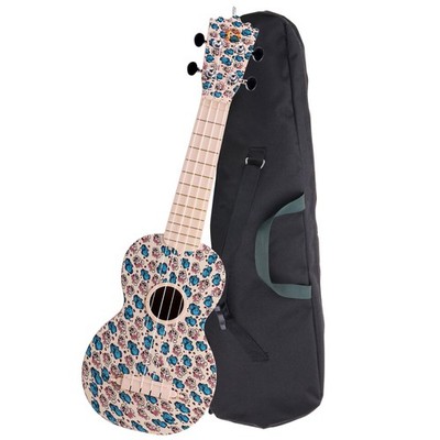 Sopran Ukulele Uke Kinder Hawaii Gitarre Abs Kunststoff Outdoor Gigbag Tasche
