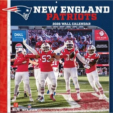 Turner Licensing,  NFL New England Patriots 2026 Wall Calendar, 12'' X 12'', 12-