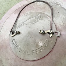 Cardinal Feeder  Collapsible Metal Mesh Bird Feeder with Tray