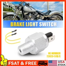 For 2003-14 Harley Touring FLH FXD FXR Hydraulic Rear Stop Brake Light Switch A