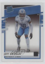 2020 Panini Chronicles Clearly Donruss Rated Rookie Jeff Okudah #RR-JO 2u3
