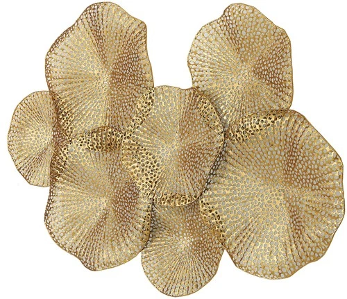 Uttermost 04335 Ripley 47" x 31" Frameless Decorative Panel - Gold - Picture 1 of 5