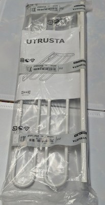 IKEA UTRUSTA Sliding Towel Rail Rack 20710 White 19.5  x 6.25  16 cm 502.472.16