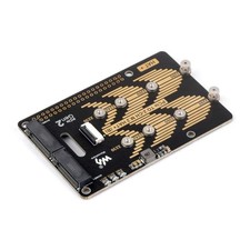 Waveshare For Raspberry Pi 5 PCIe To 2-Ch M.2 Adapter Type B NVMe Protocol, 2771
