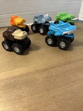 Spark Create Imagine Animals And Dinosaur Monster Trucks Movable Mouth Lot Of 5
