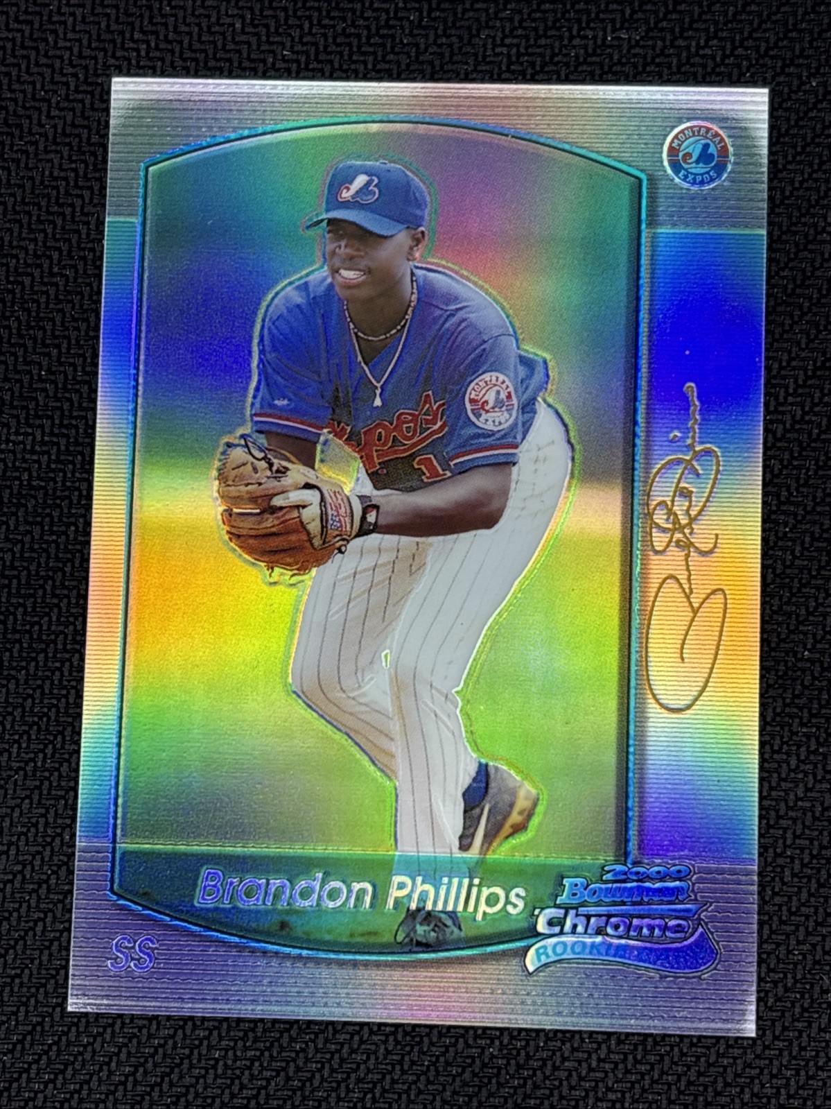2000 Bowman Chrome - Brandon Phillips #347 Refractor (RC)