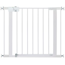 29"-38"Easy Install Walk Thru Baby Gate Doorways Safety Gate With Door Dog Gates