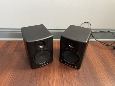M-Audio Studiophile AV-40 Desktop Speakers Studio Monitors TESTED WORKS