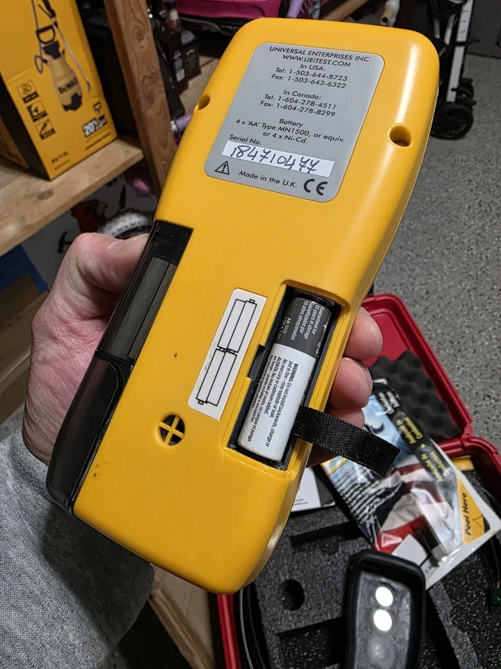 UEI C75 COMBUSTION ANALYZER WITH MANUAL READ, ORIGINAL BOX - Image 4 of 4