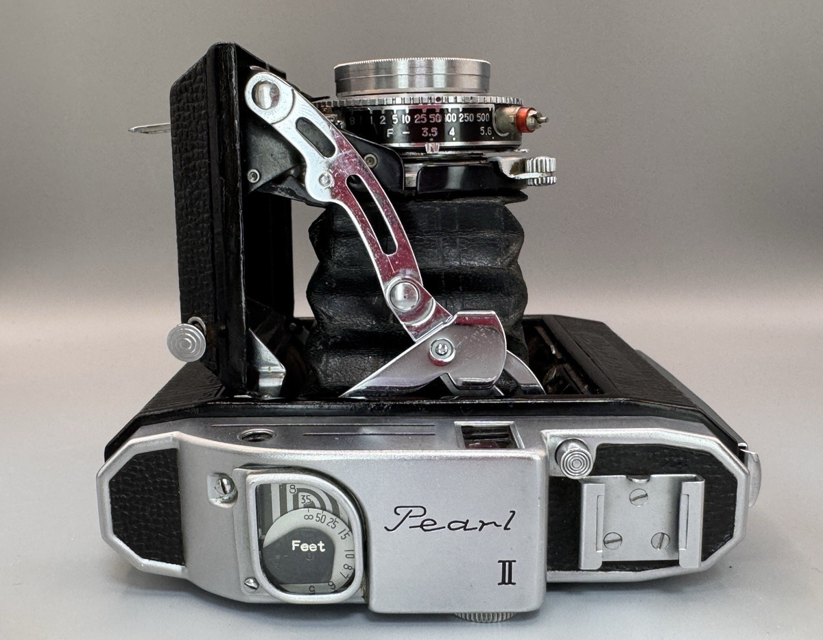 N MINT] Konica Pearl II Rangefinder Camera Hexar 75mm f/3.5