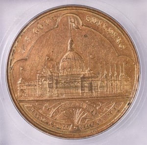 1893 Columbian Exposition So Called Dollar HK#155 - ICG AU55 Details 