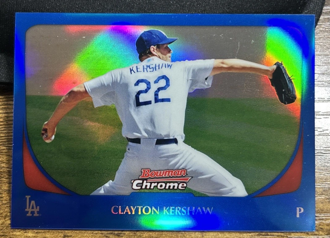 Clayton Kershaw Original Baseball Serial Numbered Sports Trading