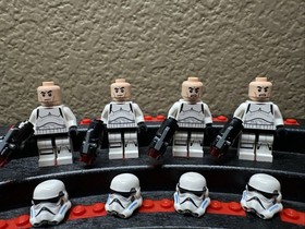 LEGO Minifigure Imperial Stormtrooper Star Wars Rebels 75078 - Lot Of 4 A2