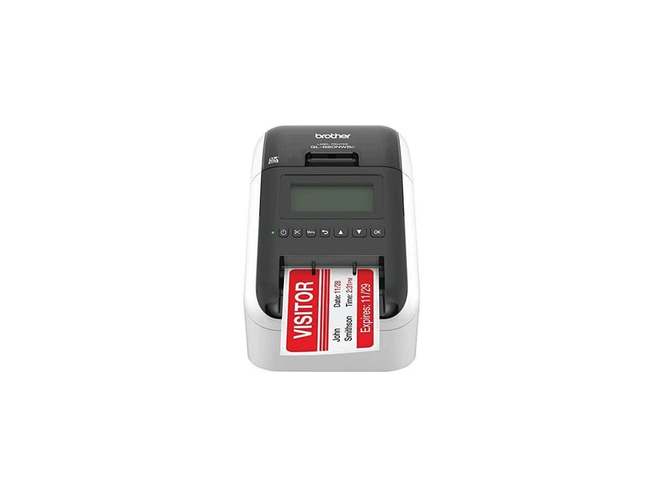 Brother QL-820NWBC Desktop Direct Thermal Printer Two-color Label Print - Image 2 of 4