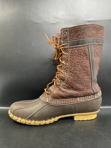 L.L. Bean Todd Snyder X Duck Stiefel Braun Leder & Gummi Herren Größe 9 M - Bild 8 von 24