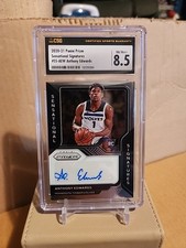 2020 Prizm ANTHONY EDWARDS RC #SS-AEW Rookie Auto Sensational Signatures CSG 8.5