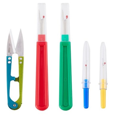 GDMINLO 5 Pieces Colorful Seam Ripper Assortment Thread Remover Kit colorful
