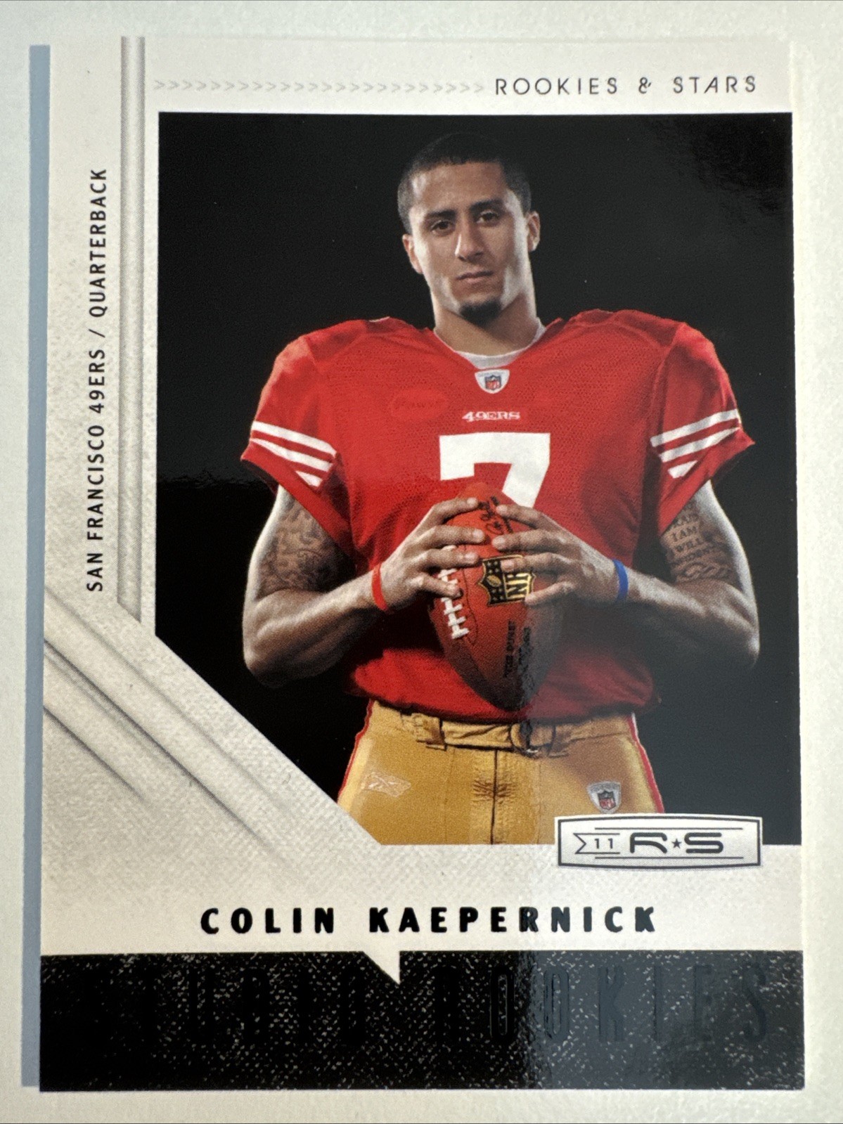 Colin Kaepernick Panini Rookies & Stars Studio Rookies #17 Black
