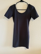 forever 21 grey low back mini dress