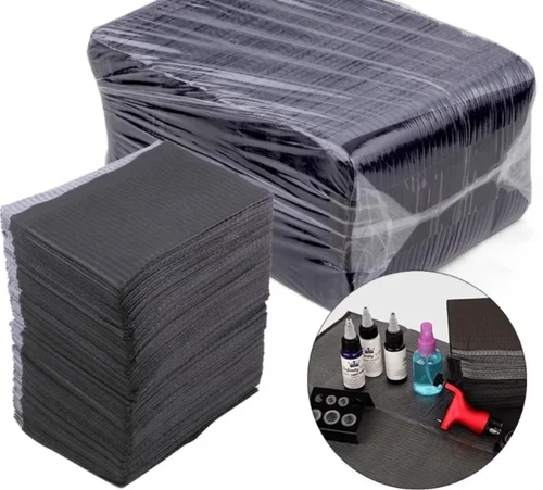 20pcs Black Disposable Tattoo Table Cover Waterproof Protection Sheets - NEW - product listing photo