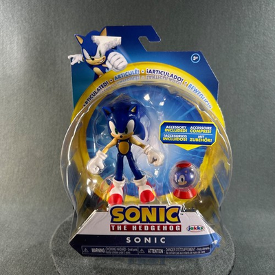 #ad #ad Sonic The Hedgehog Action Figure With 1 Up Item Box 2022 Jakks Pacific $15.00