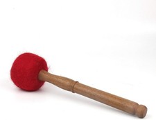 MFelte peppered 9" gong stick, singing bowl mallet,drum stick/Malletfoe Tibet...