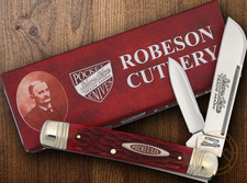 Robeson Congress Jack Pocket Knife Stainless Steel Blades Jigged Bone Handle